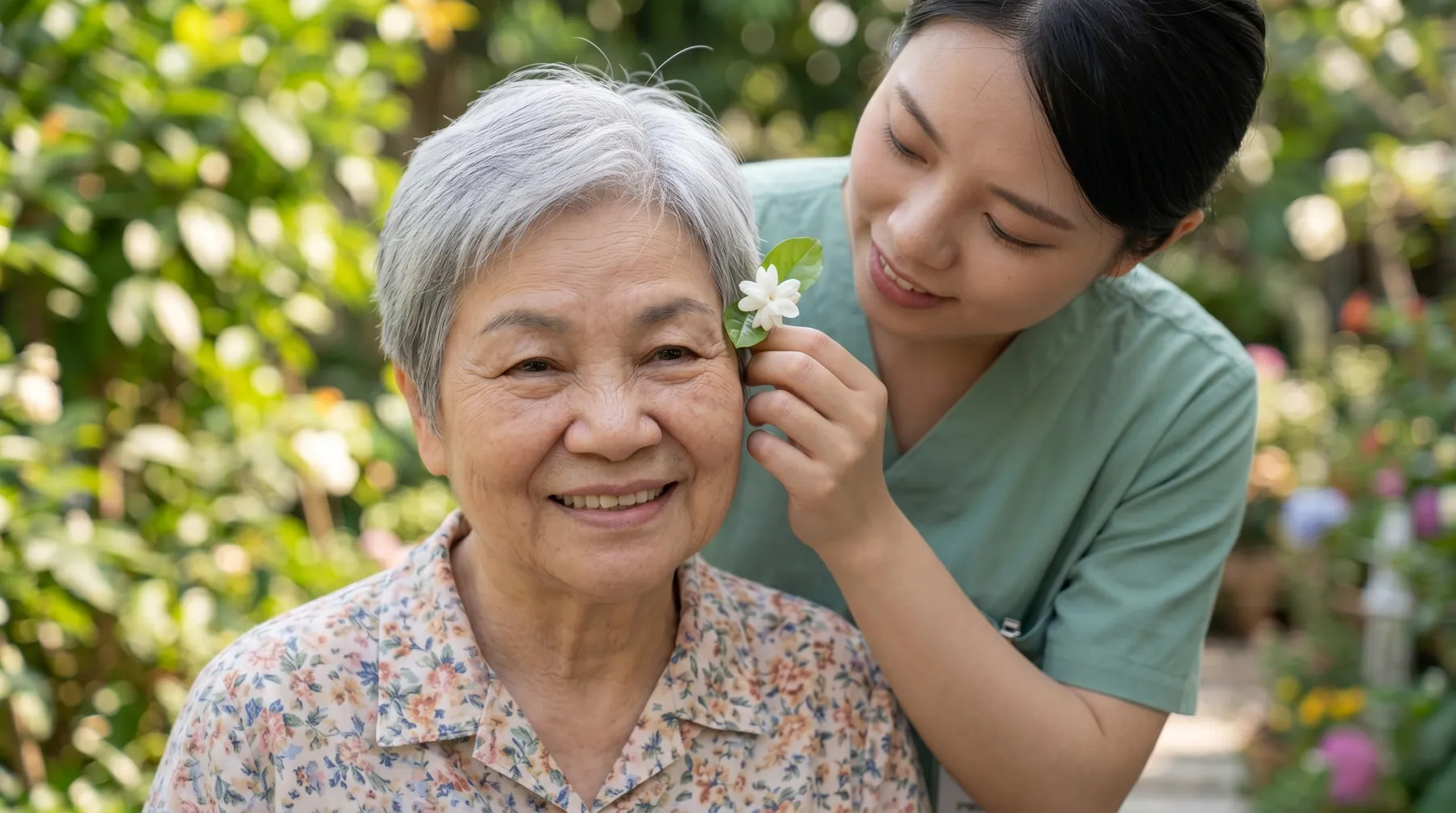 阿爾瑪 Alma 特別護士在台中市為長者提供居家護理